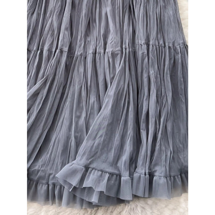 Tiered Tulle Skirt Apparel and Accessories