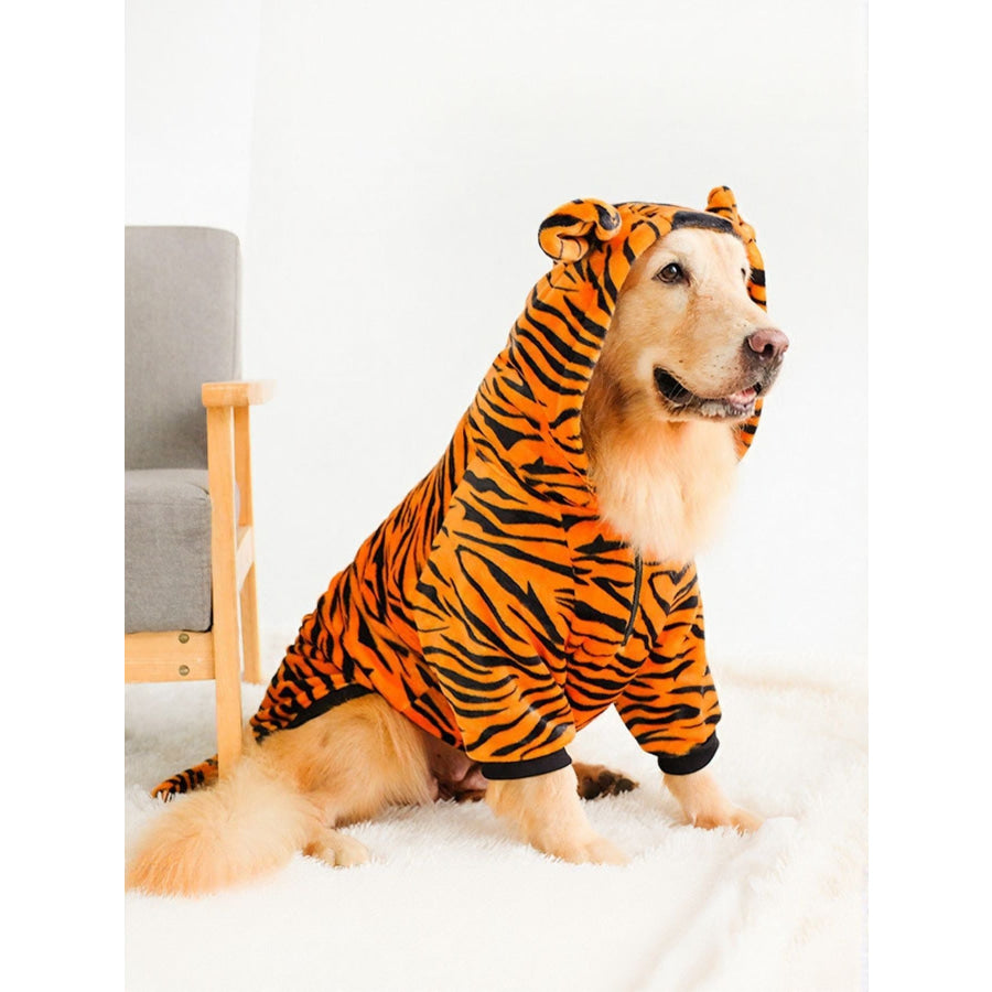 Tiger Pet Hoodie with Ears Tiger / 6XL Apparel and Accessories