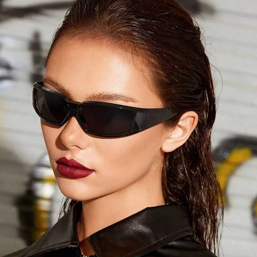 Tinted Lenses Sunglasses Black / One Size Apparel and Accessories