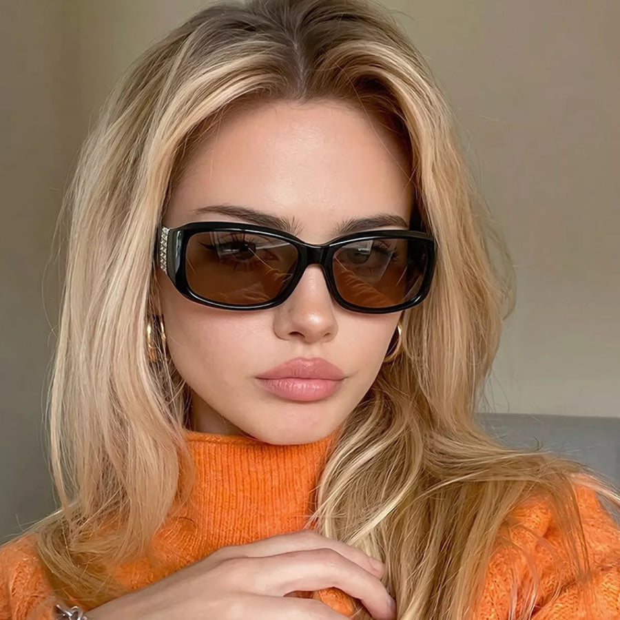 Tinted Lenses Sunglasses Caramel / One Size Apparel and Accessories