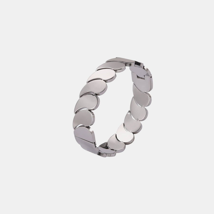 Titanium Steel Bracelet Style A / One Size Apparel and Accessories