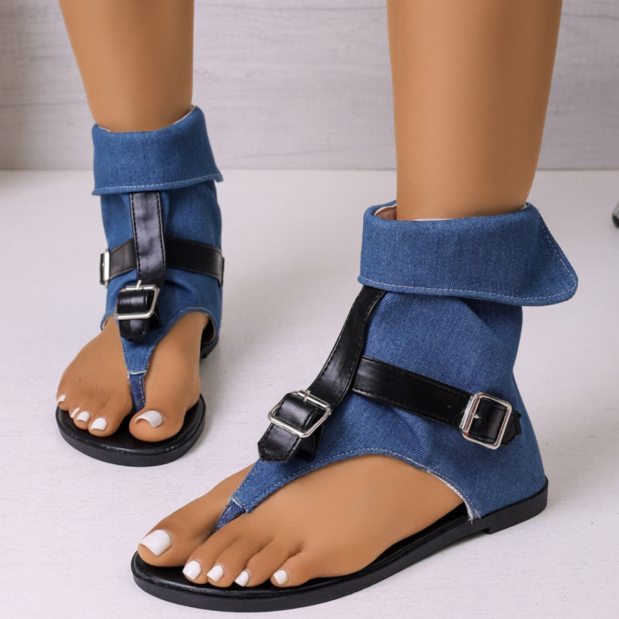 Toe Post Buckle Sandals Apparel and Accessories