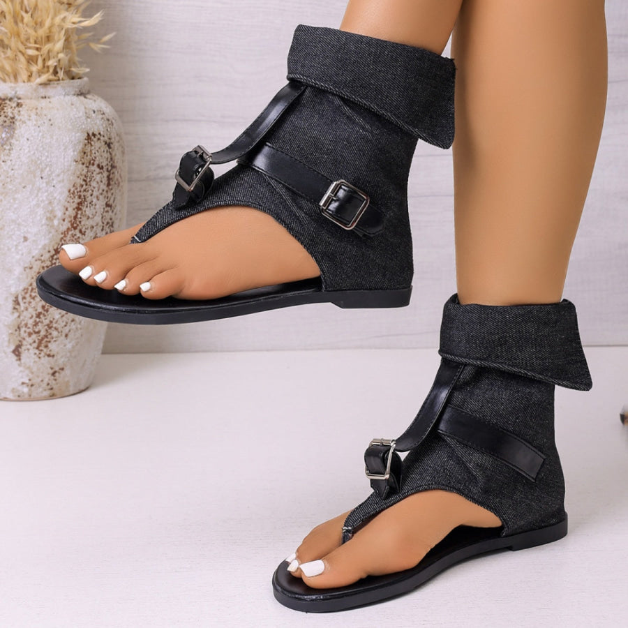 Toe Post Buckle Sandals Apparel and Accessories