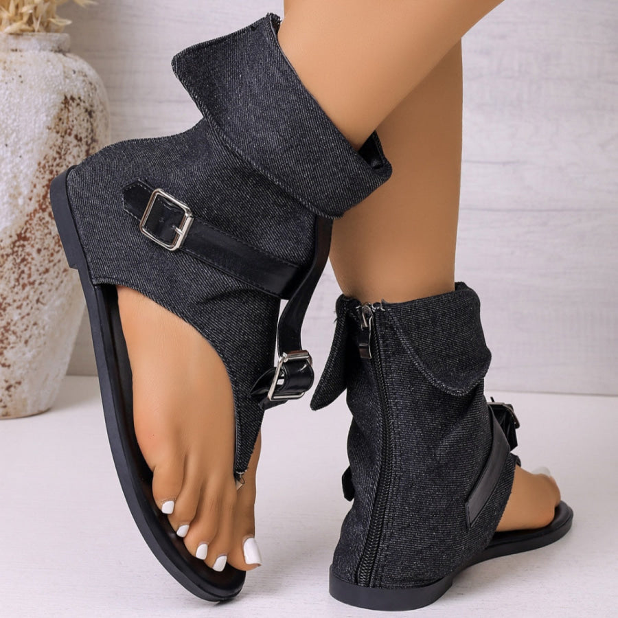 Toe Post Buckle Sandals Apparel and Accessories