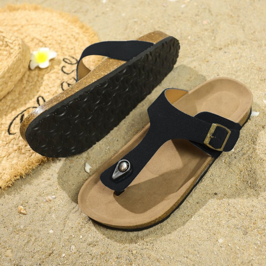 Toe Post Flat Sandals Apparel and Accessories