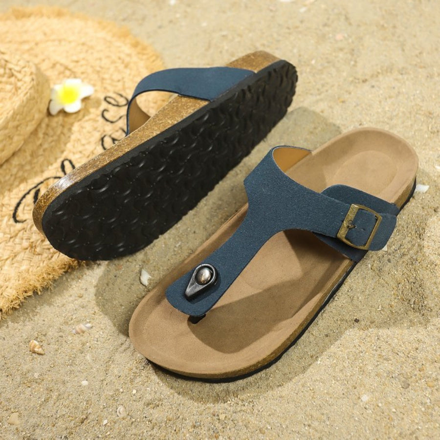 Toe Post Flat Sandals Apparel and Accessories