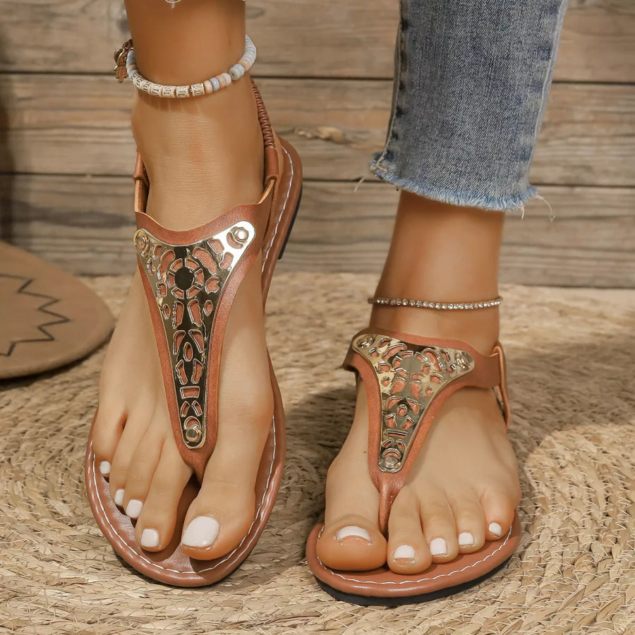Toe Post Flats Sandals Apparel and Accessories