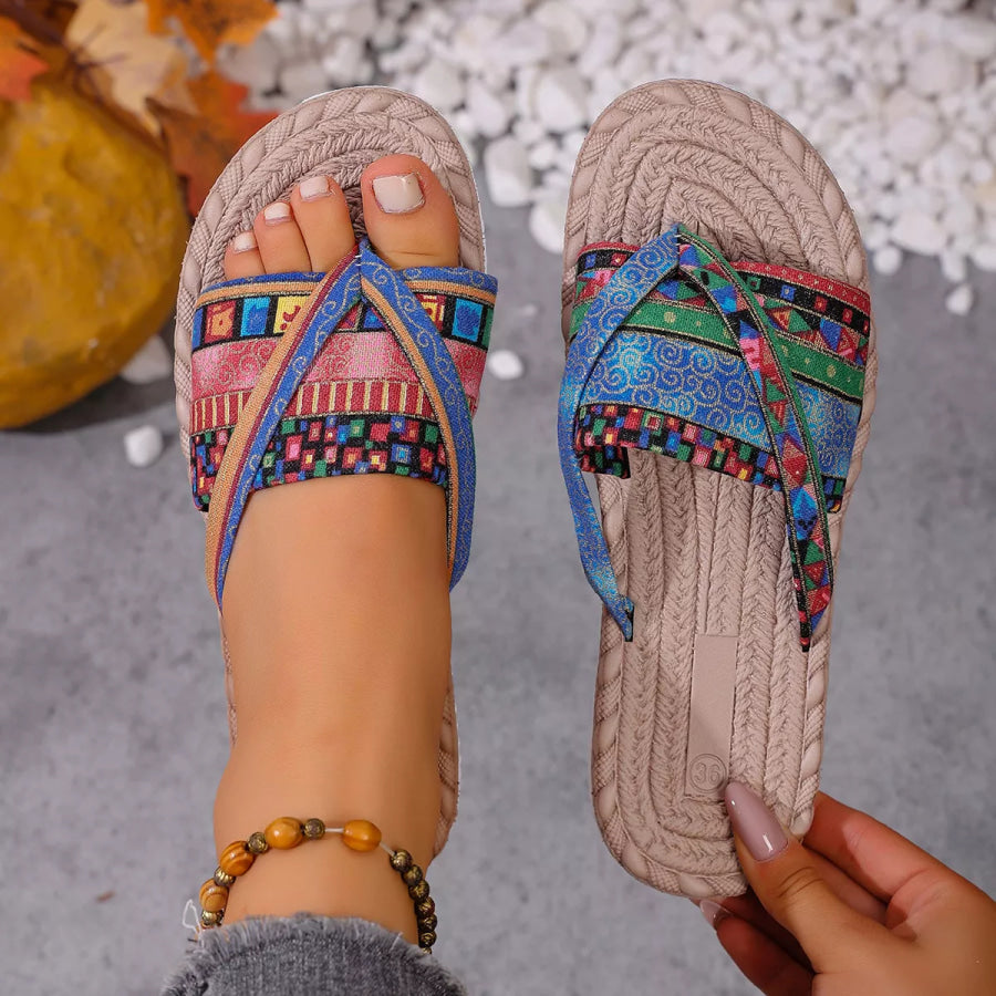 Toe Post Flats Sandals Apparel and Accessories