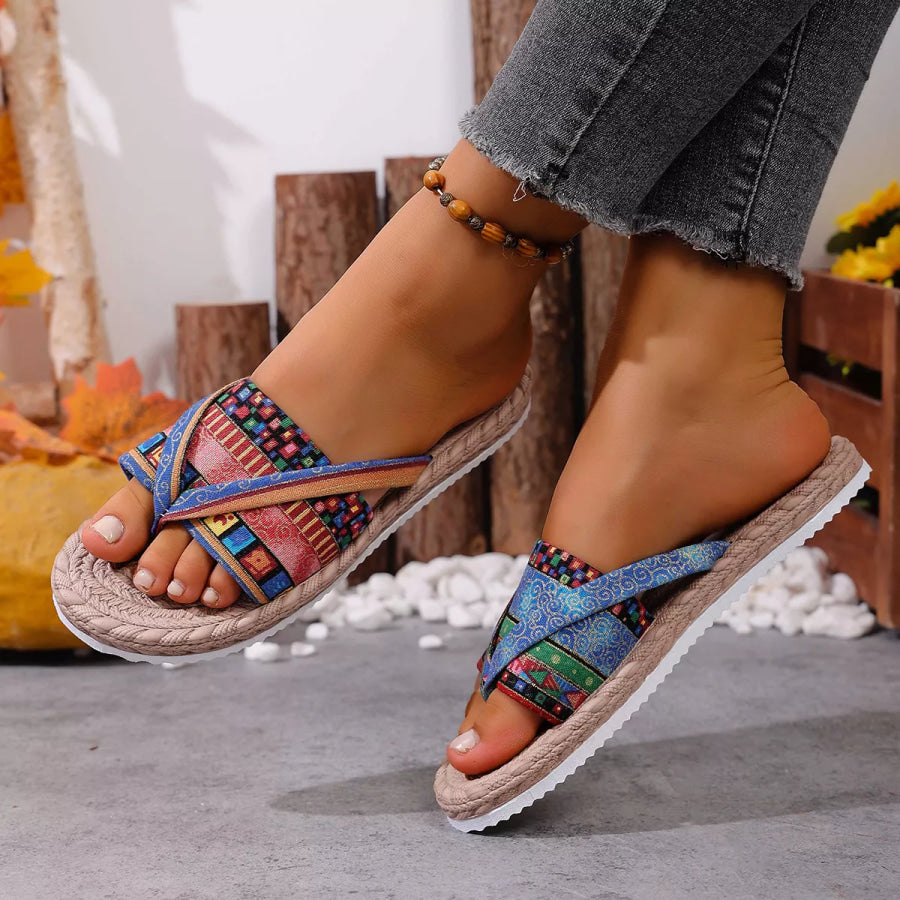 Toe Post Flats Sandals Apparel and Accessories
