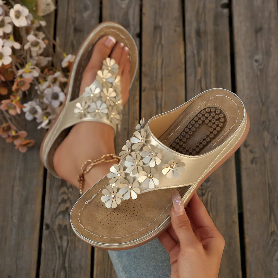 Toe Post Flats Sandals Apparel and Accessories