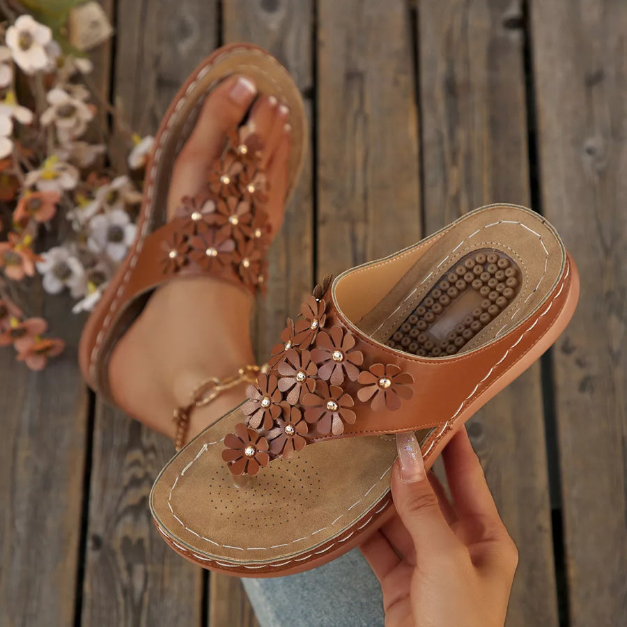 Toe Post Flats Sandals Apparel and Accessories