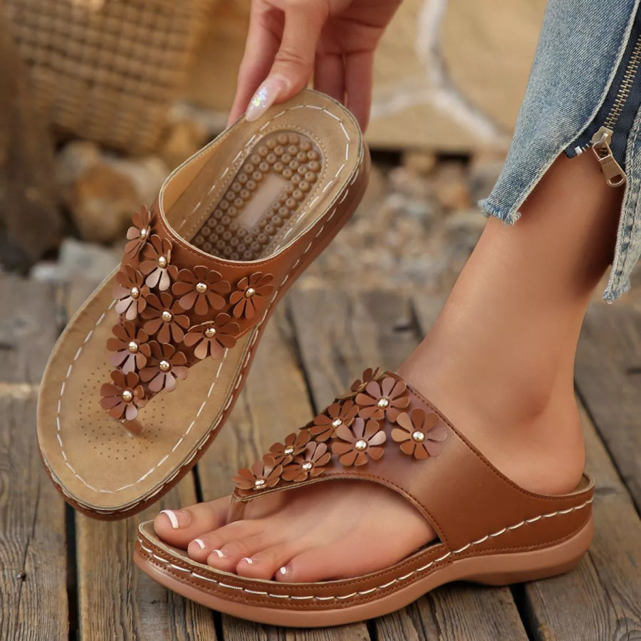 Toe Post Flats Sandals Apparel and Accessories