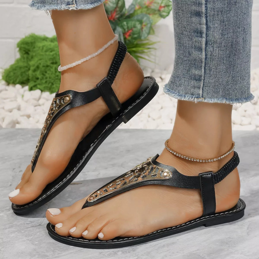 Toe Post Flats Sandals Apparel and Accessories