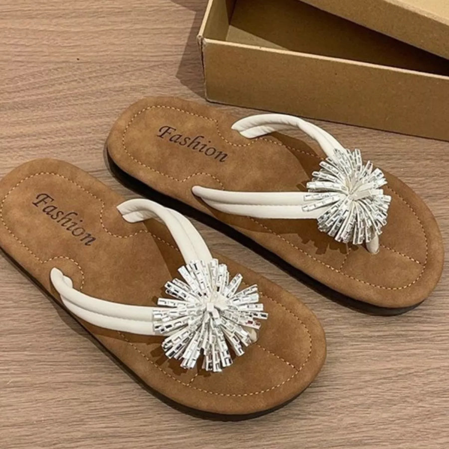 Toe Post Flats Sandals Apparel and Accessories