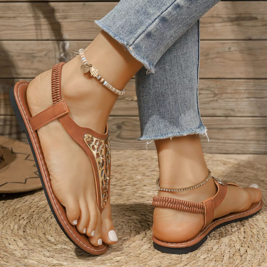 Toe Post Flats Sandals Apparel and Accessories