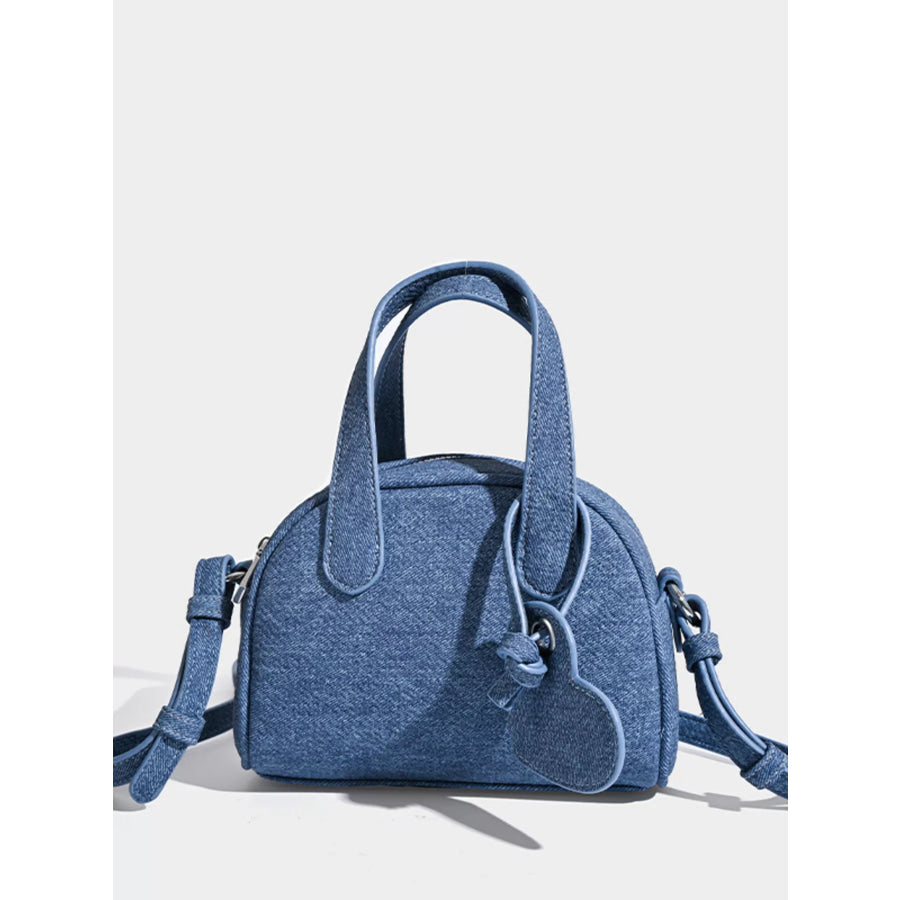 Top Handle Adjustable Strap Crossbody Bag Dark Blue / onesize Apparel and Accessories
