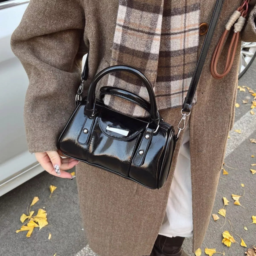 Top Handle Crossbody Bag Black / ONESIZE Apparel and Accessories