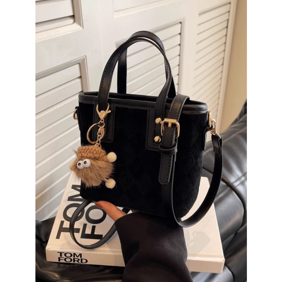 Top Handle Crossbody Bag Black / ONESIZE Apparel and Accessories