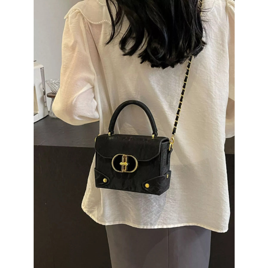 Top Handle Crossbody Bag Black / onesize Apparel and Accessories