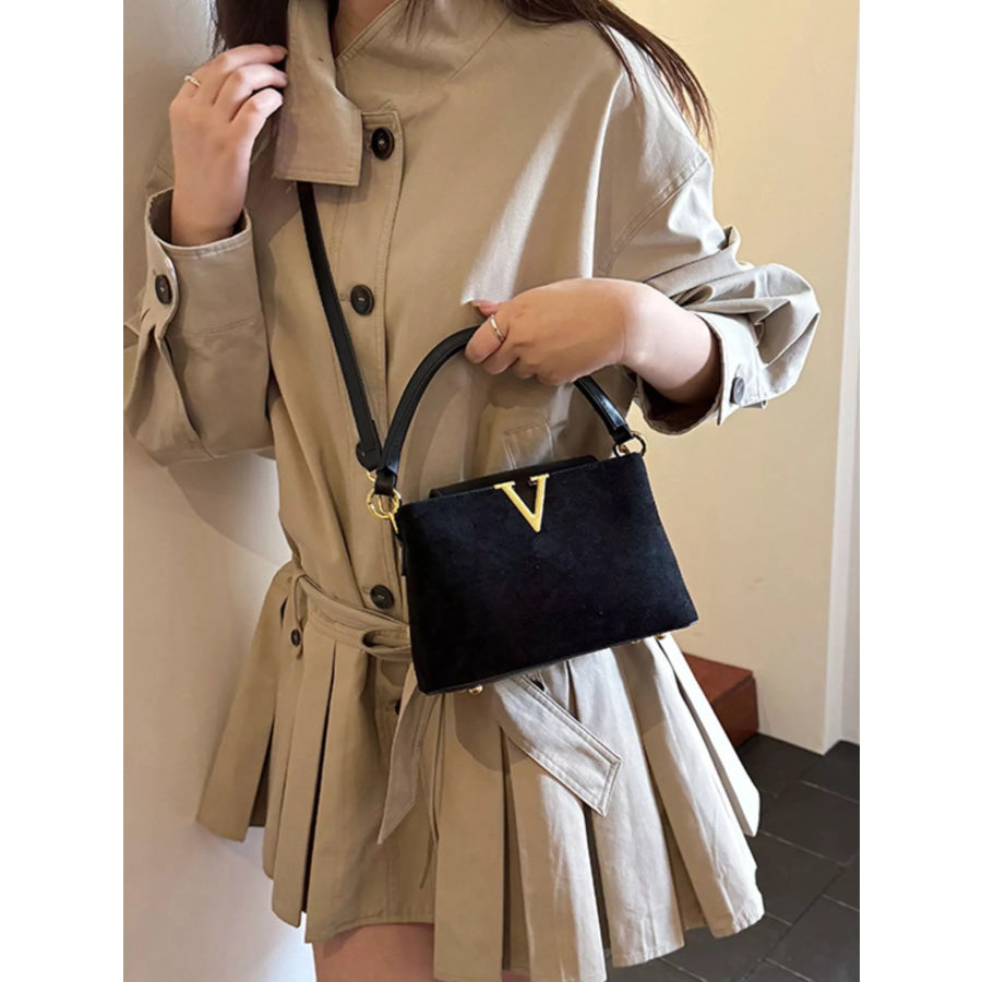 Top Handle Crossbody Bag Black / onesize Apparel and Accessories