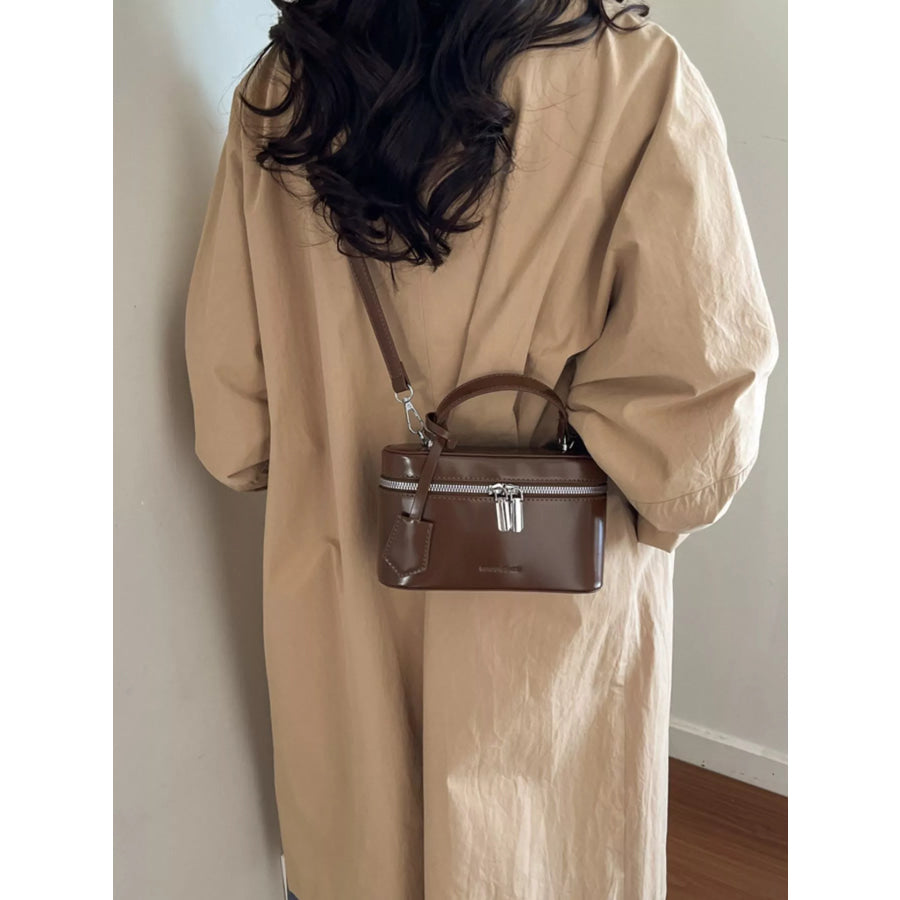 Top Handle Crossbody Bag Brown / onesize Apparel and Accessories