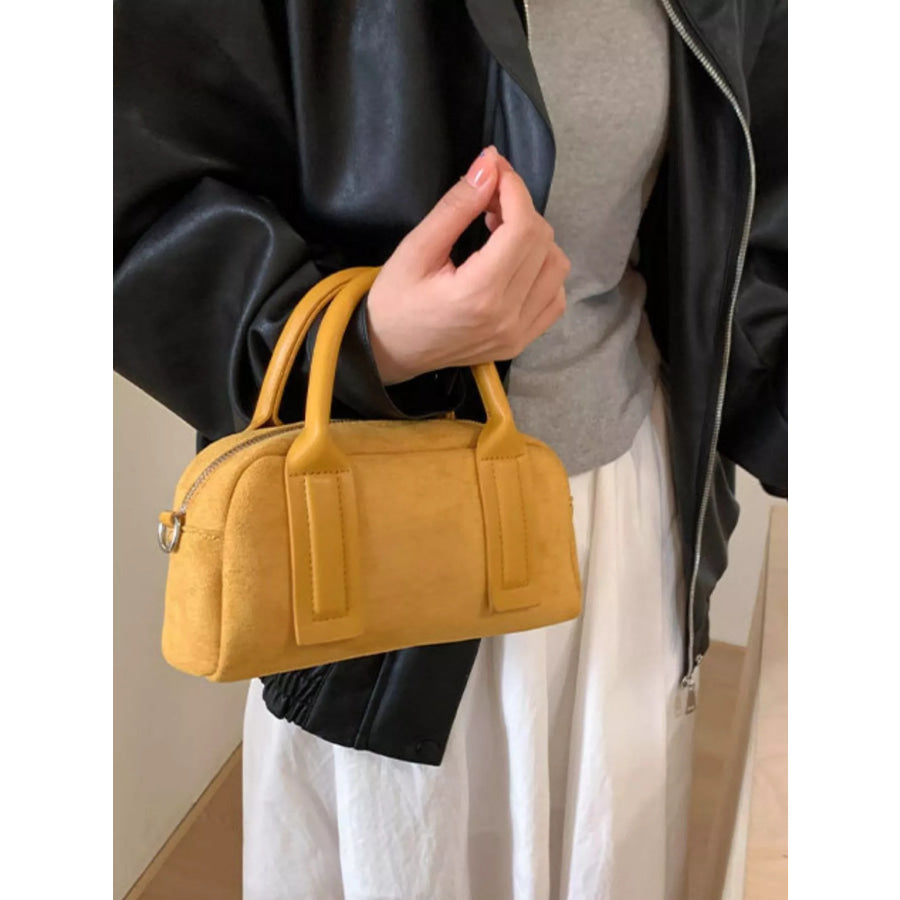 Top Handle Crossbody Bag Mustard / ONESIZE Apparel and Accessories