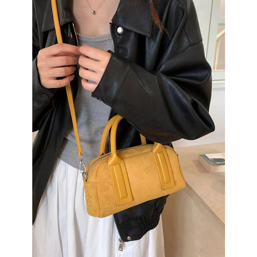 Top Handle Crossbody Bag Mustard / ONESIZE Apparel and Accessories