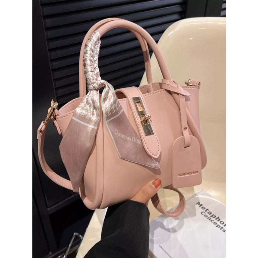 Top Handle Crossbody Bag Pink / One Size Apparel and Accessories