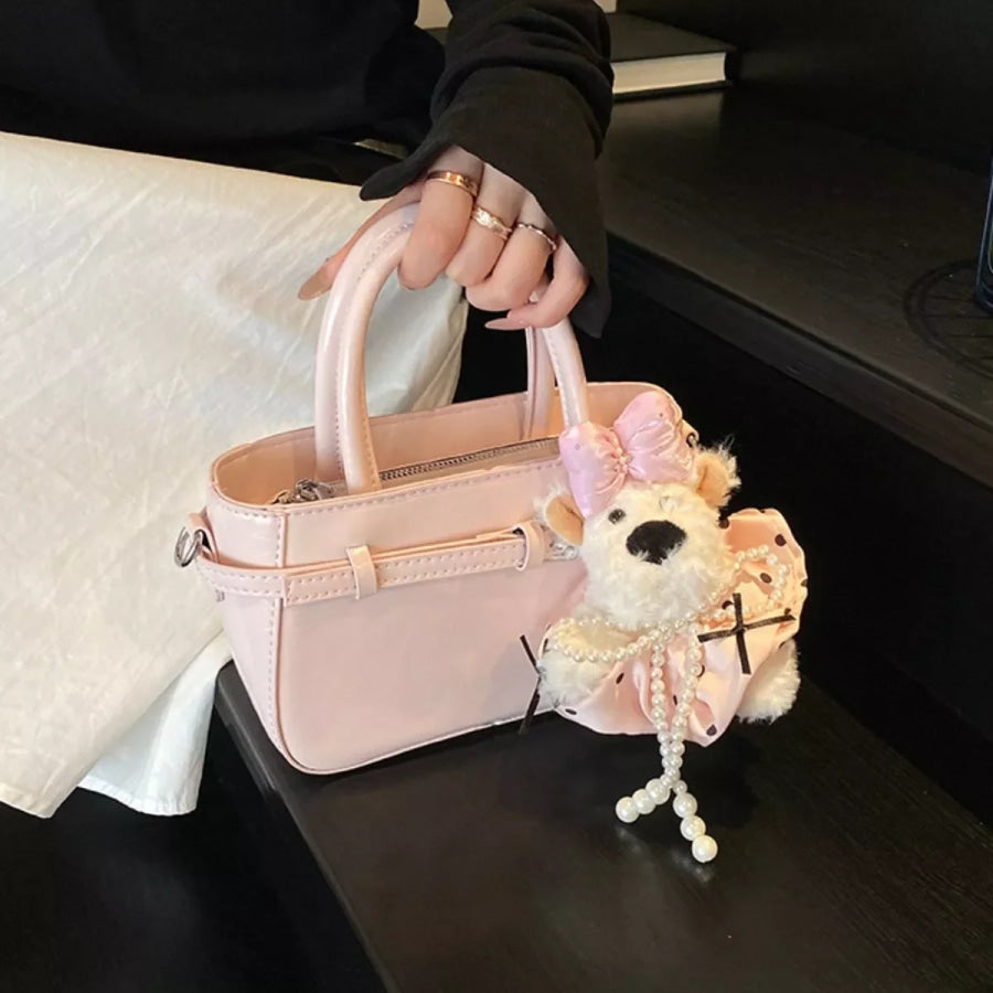 Top Handle Crossbody Bag Pink / One Size Apparel and Accessories