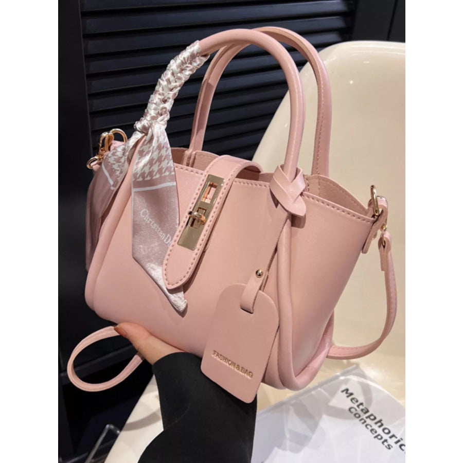 Top Handle Crossbody Bag Pink / One Size Apparel and Accessories