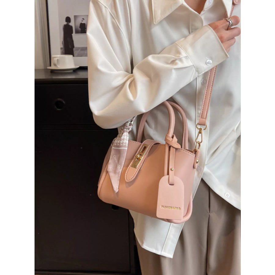 Top Handle Crossbody Bag Pink / One Size Apparel and Accessories