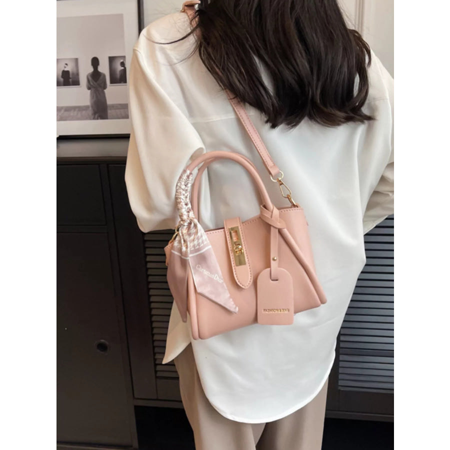 Top Handle Crossbody Bag Pink / One Size Apparel and Accessories