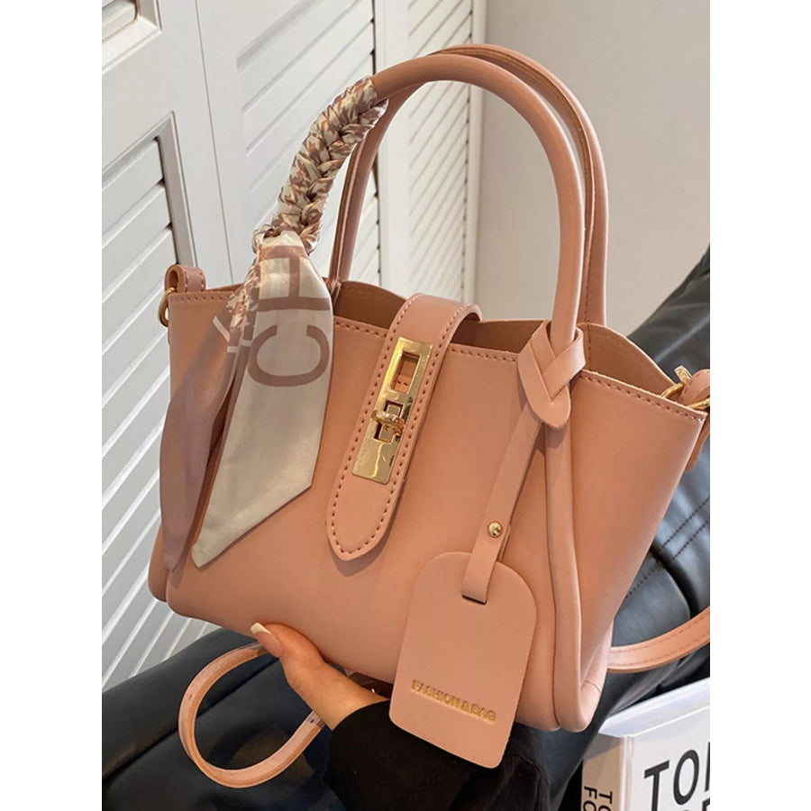 Top Handle Crossbody Bag Pink / One Size Apparel and Accessories