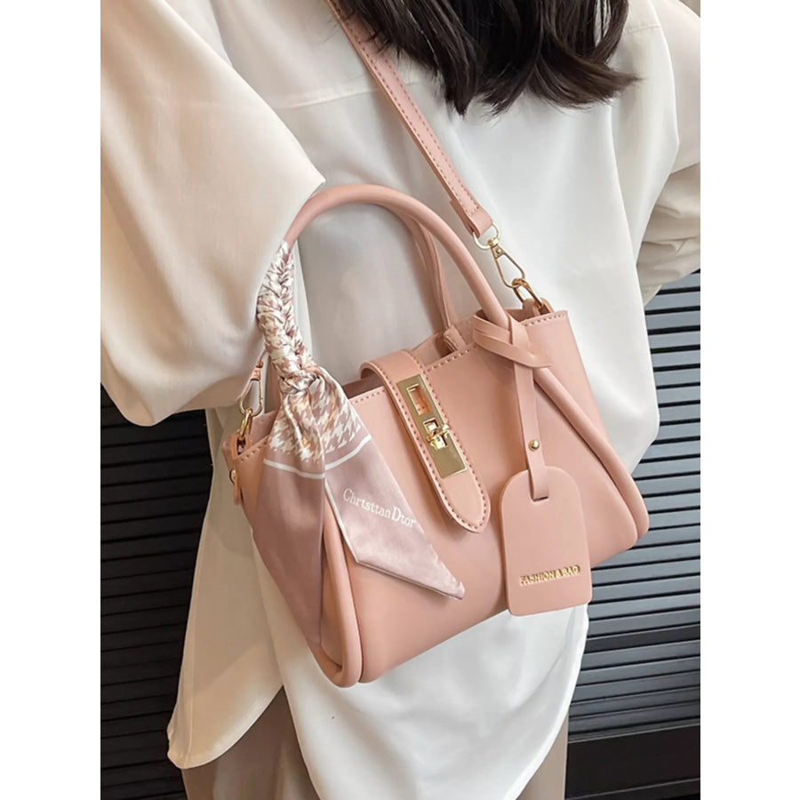 Top Handle Crossbody Bag Pink / One Size Apparel and Accessories