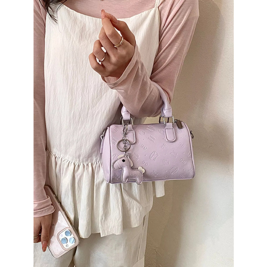Top Handle Crossbody Bag Pink Purple / onesize Apparel and Accessories