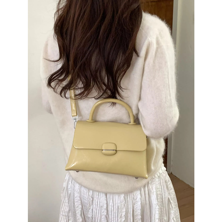 Top-Handle Crossbody Bag Yellow / onesize Apparel and Accessories