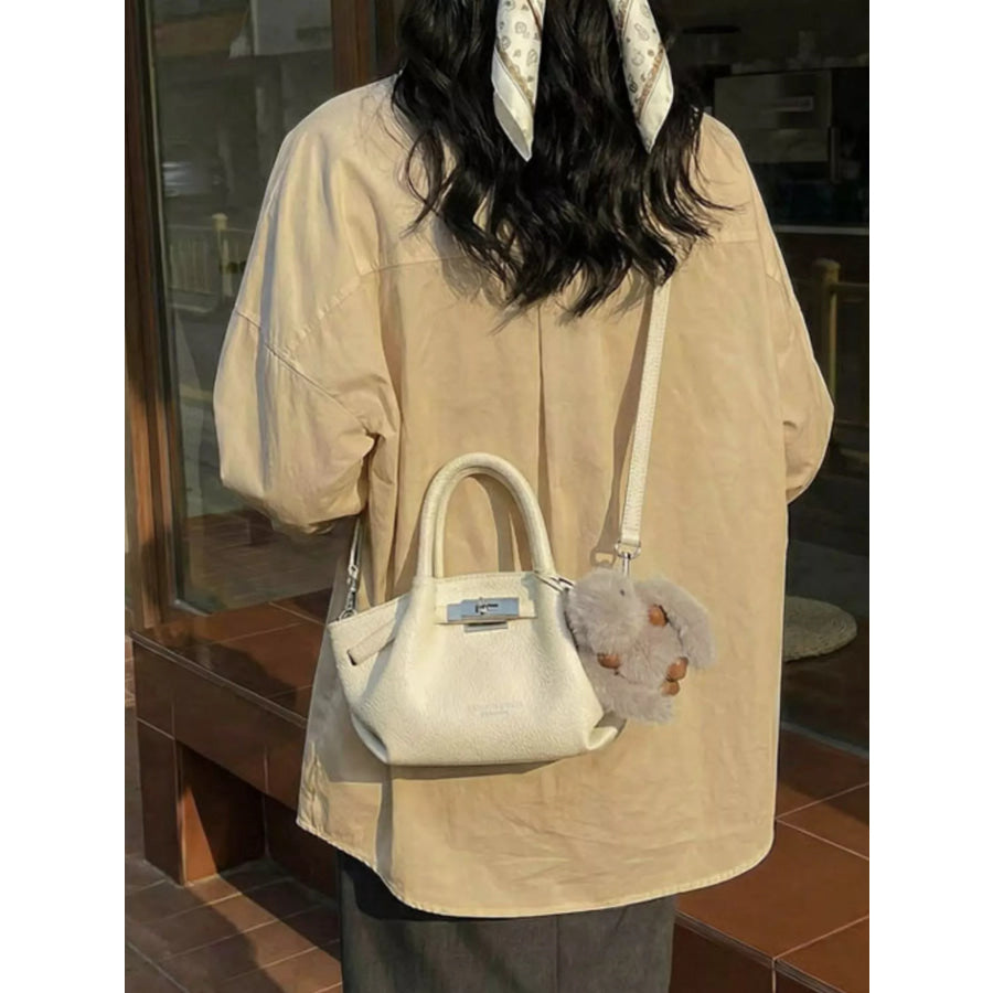 Top Handle Leather Crossbody Bag Apparel and Accessories