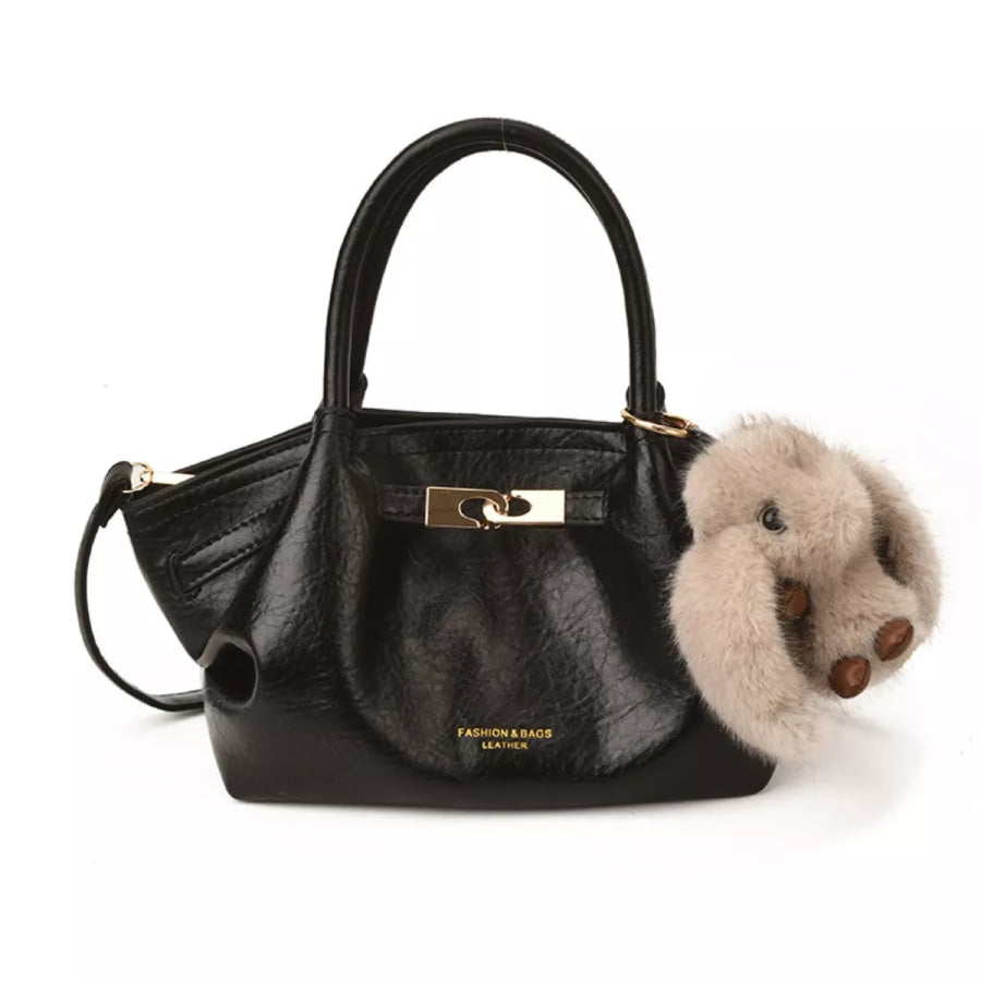 Top Handle Leather Handbag Apparel and Accessories