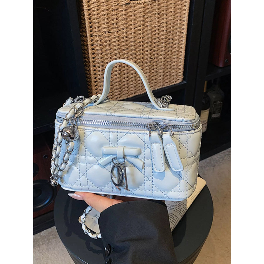 Top Handle PU Leather Crossbody Bag Apparel and Accessories