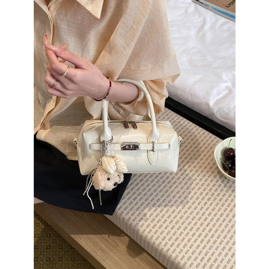 Top-Handle Shoulder Bag Ivory / One Size Apparel and Accessories