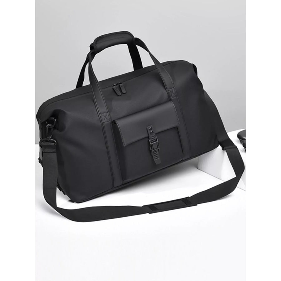 Top Handle Travel Bag Black / One Size Apparel and Accessories