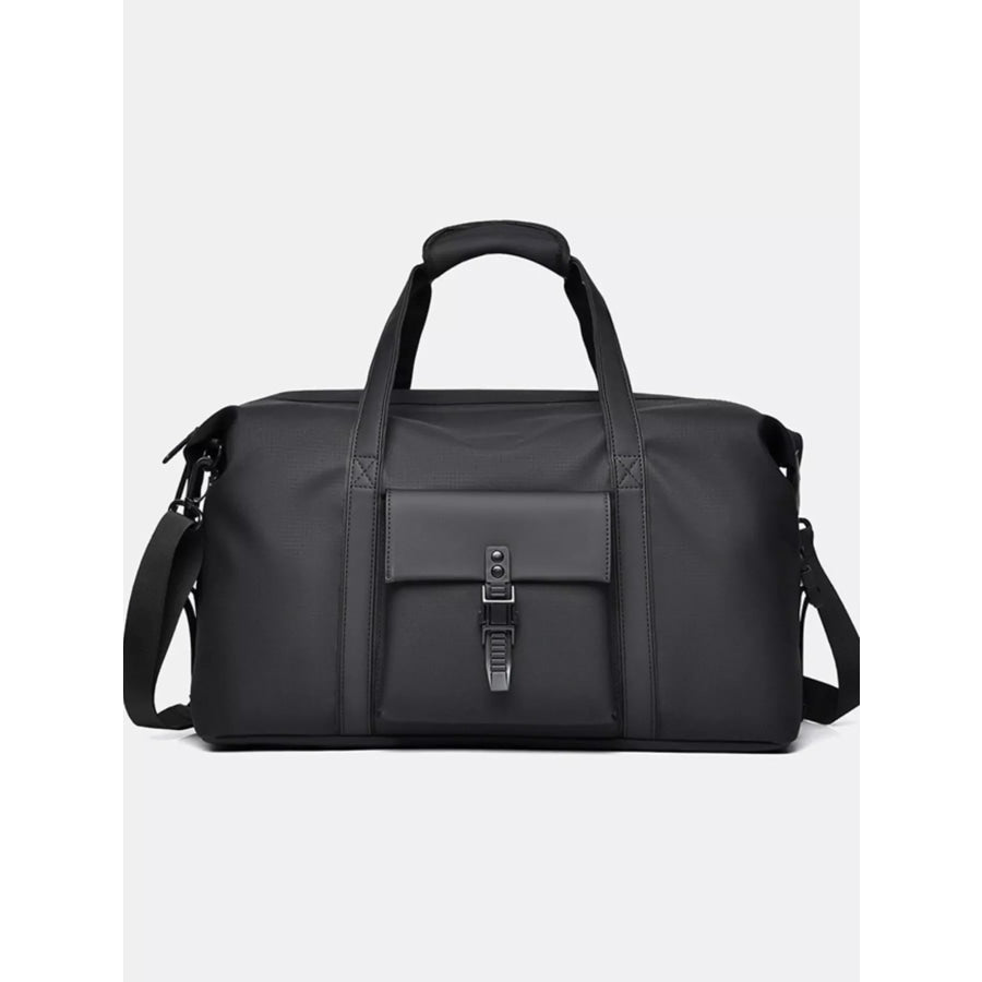 Top Handle Travel Bag Black / One Size Apparel and Accessories