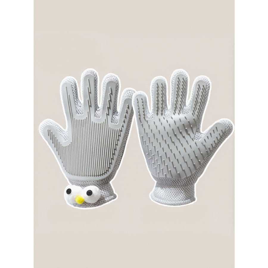 Touch Pet Hair Remover Glove Right Hand（Gray) / One Size Apparel and Accessories