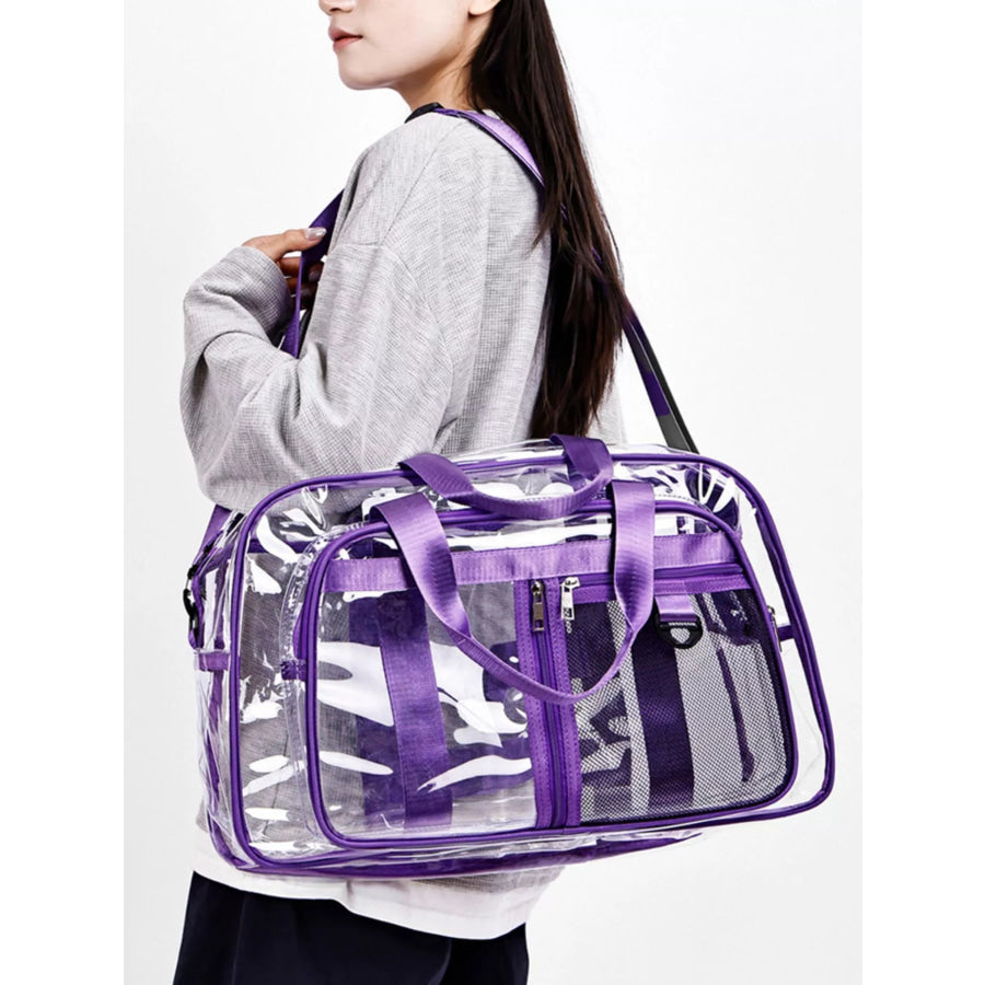 Transparent Duffle Bag Apparel and Accessories