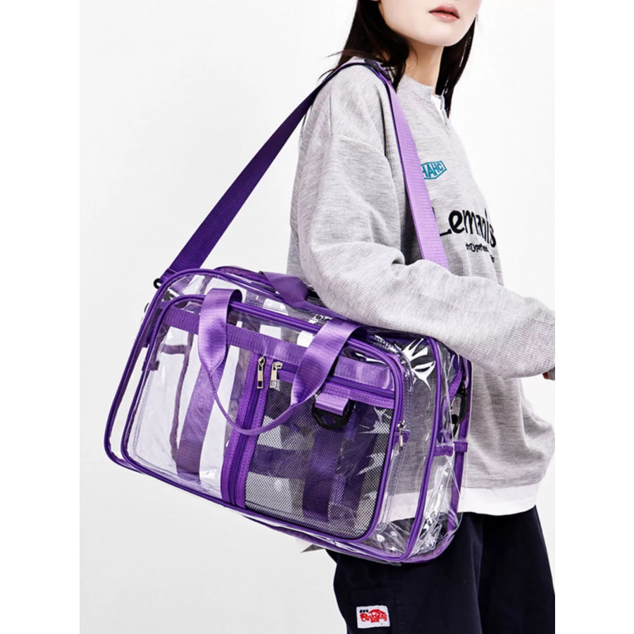 Transparent Duffle Bag Apparel and Accessories