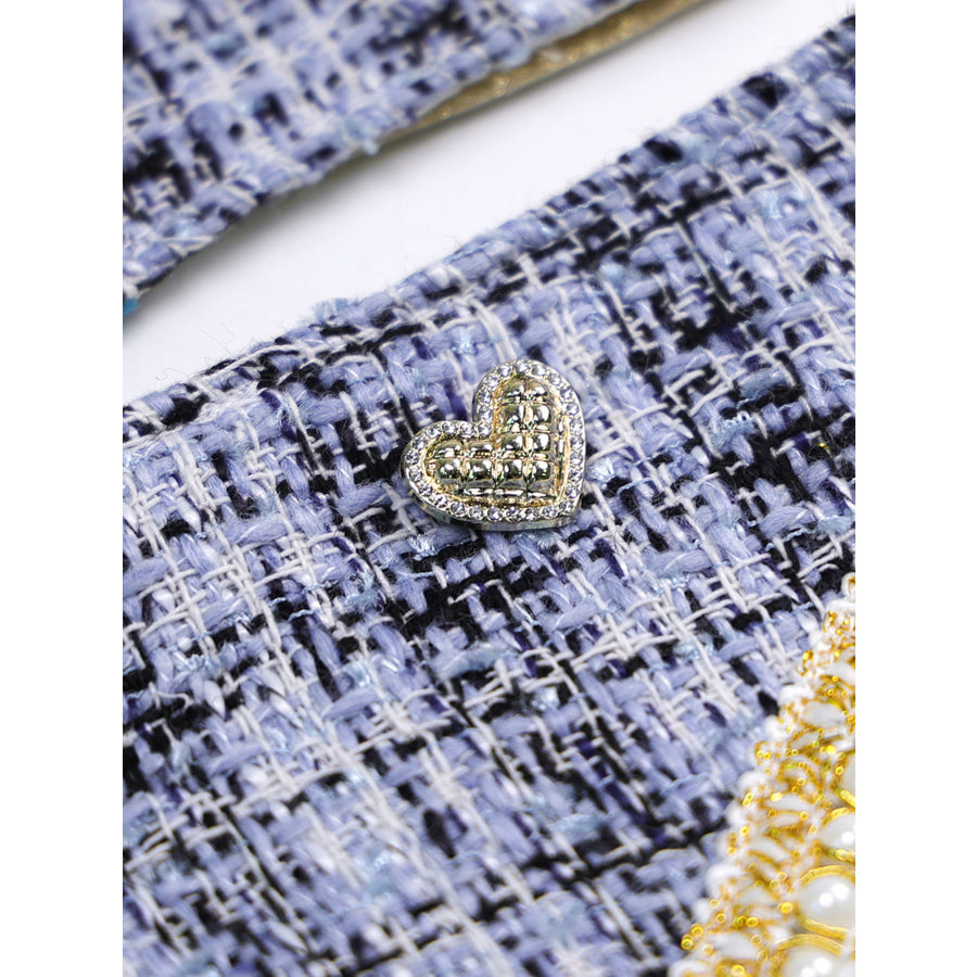 Triangle Tweed Pet Scarf Apparel and Accessories