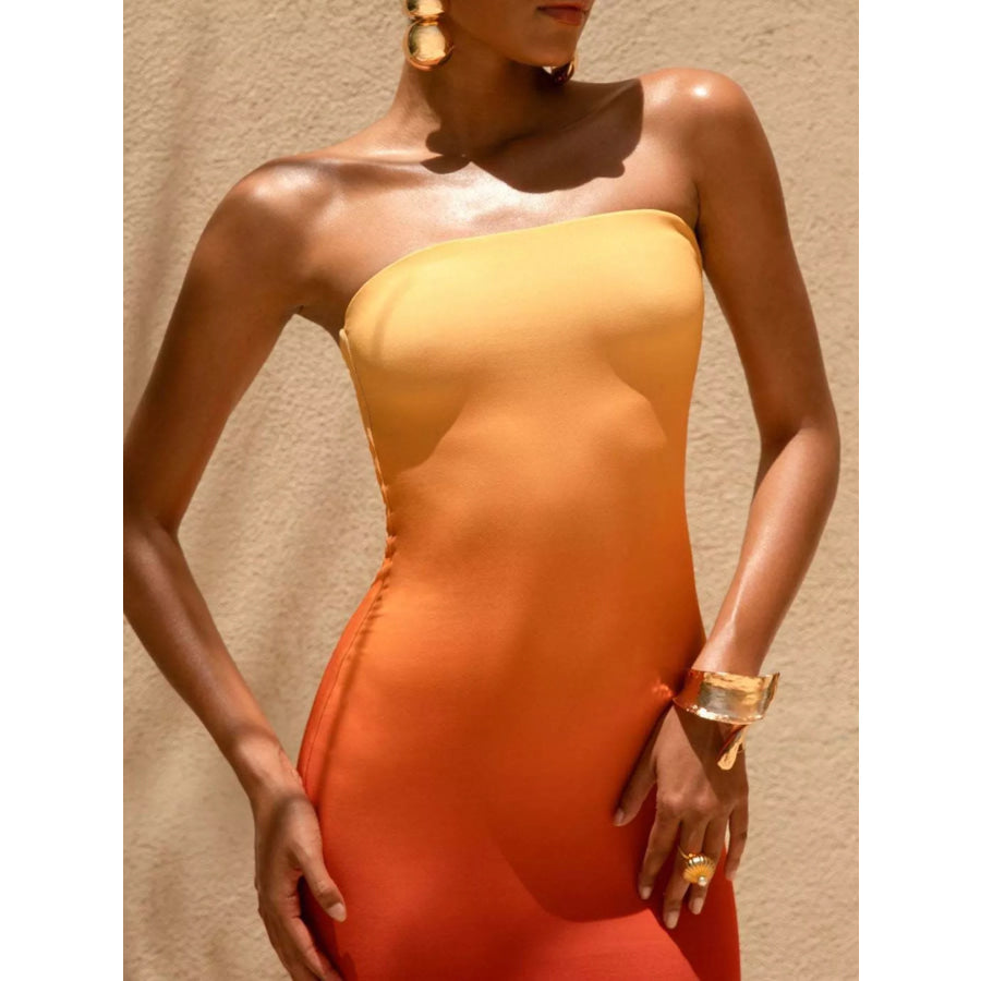 Tube Bodycon Maxi Dress Apparel and Accessories