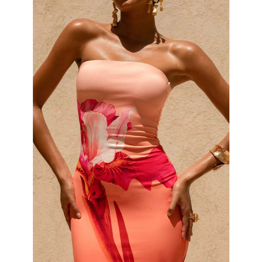 Tube Bodycon Maxi Dress Apparel and Accessories