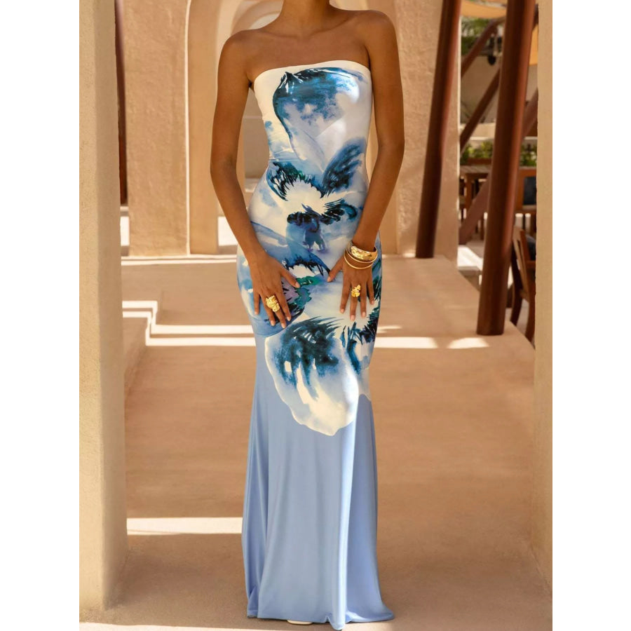 Tube Bodycon Maxi Dress Apparel and Accessories
