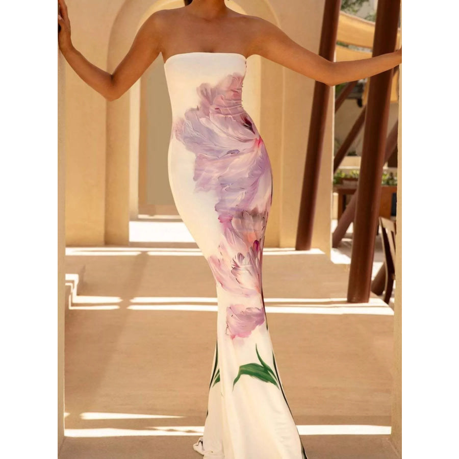 Tube Bodycon Maxi Dress Apparel and Accessories